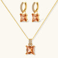 Golden Hour Geometric Jewellery Set by Averuna Jewellery