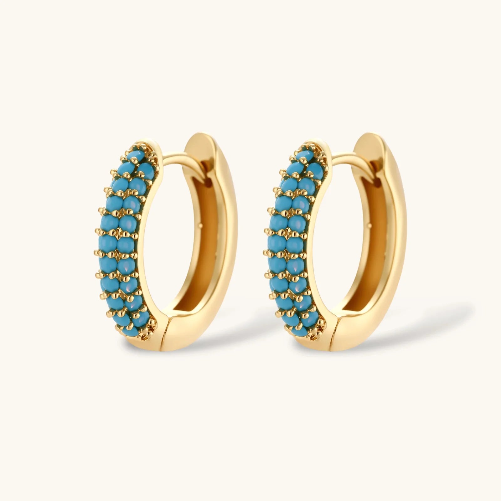 Angled view of Azure Curve Jewellery Set by Averuna Jewellery