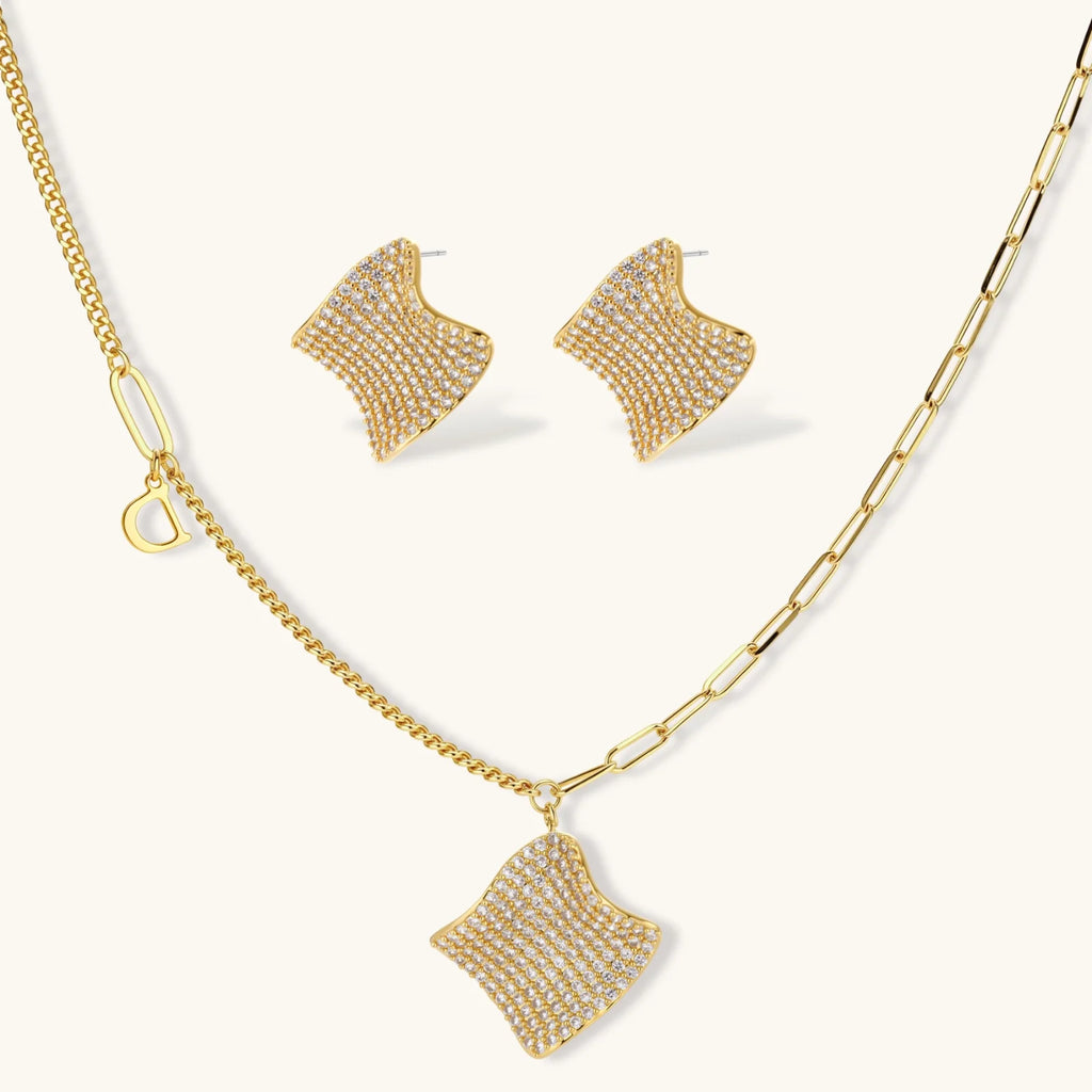 Wave Luxe Jewellery Set by Averuna Jewellery