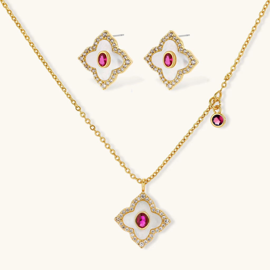 Flower Power Jewellery Set by Averuna Jewellery