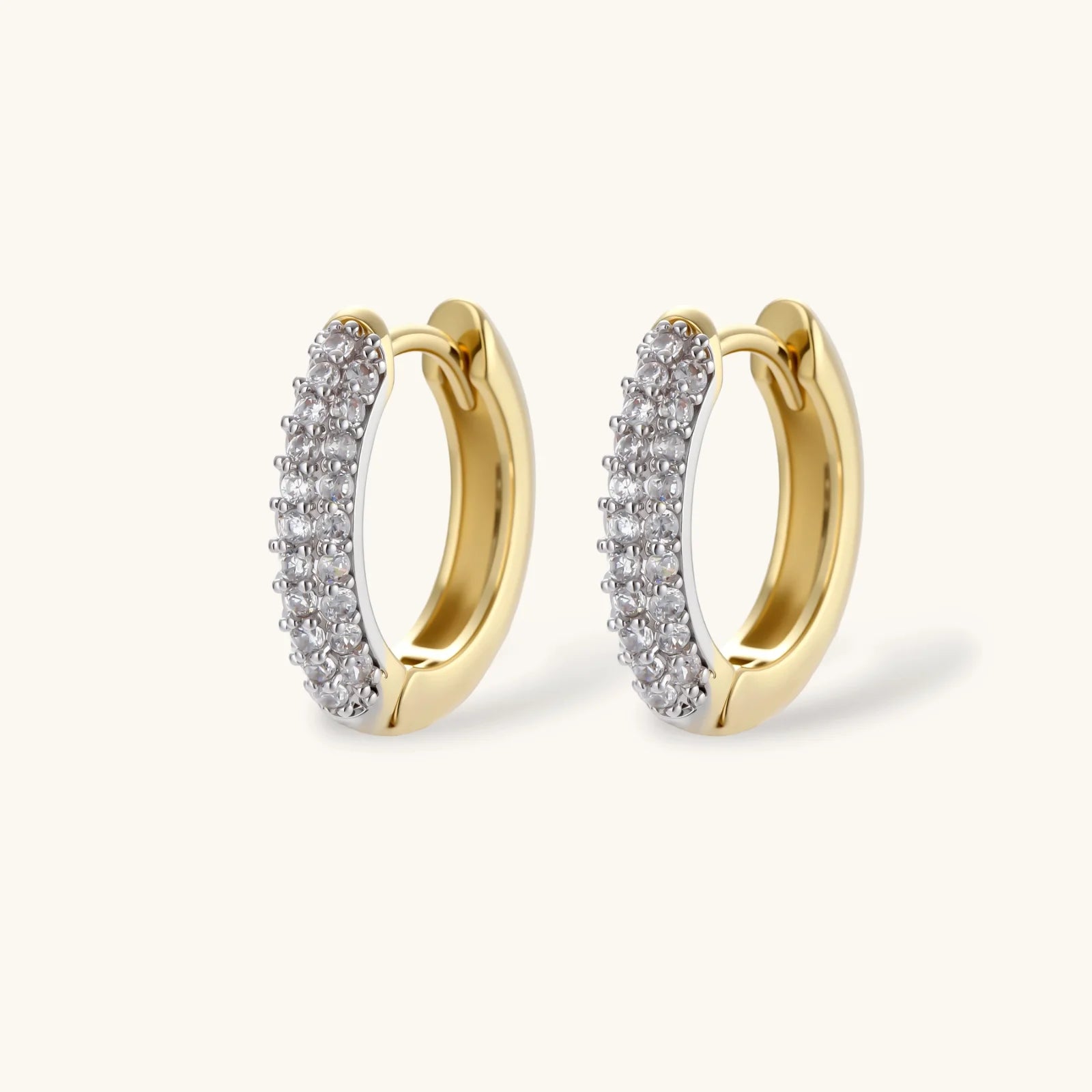 Angled view of Crescent Glow Jewellery Set by Averuna Jewellery