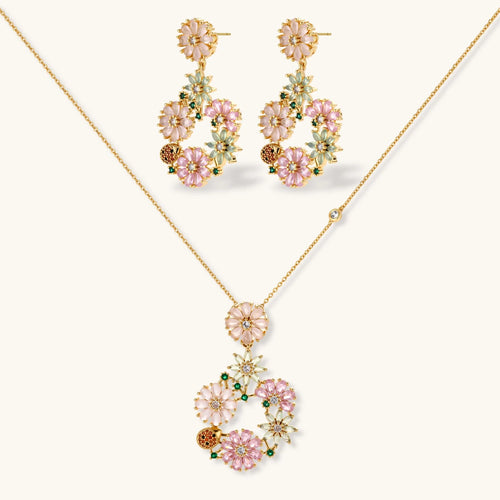 Blooming Garden Jewellery Set by Averuna Jewellery