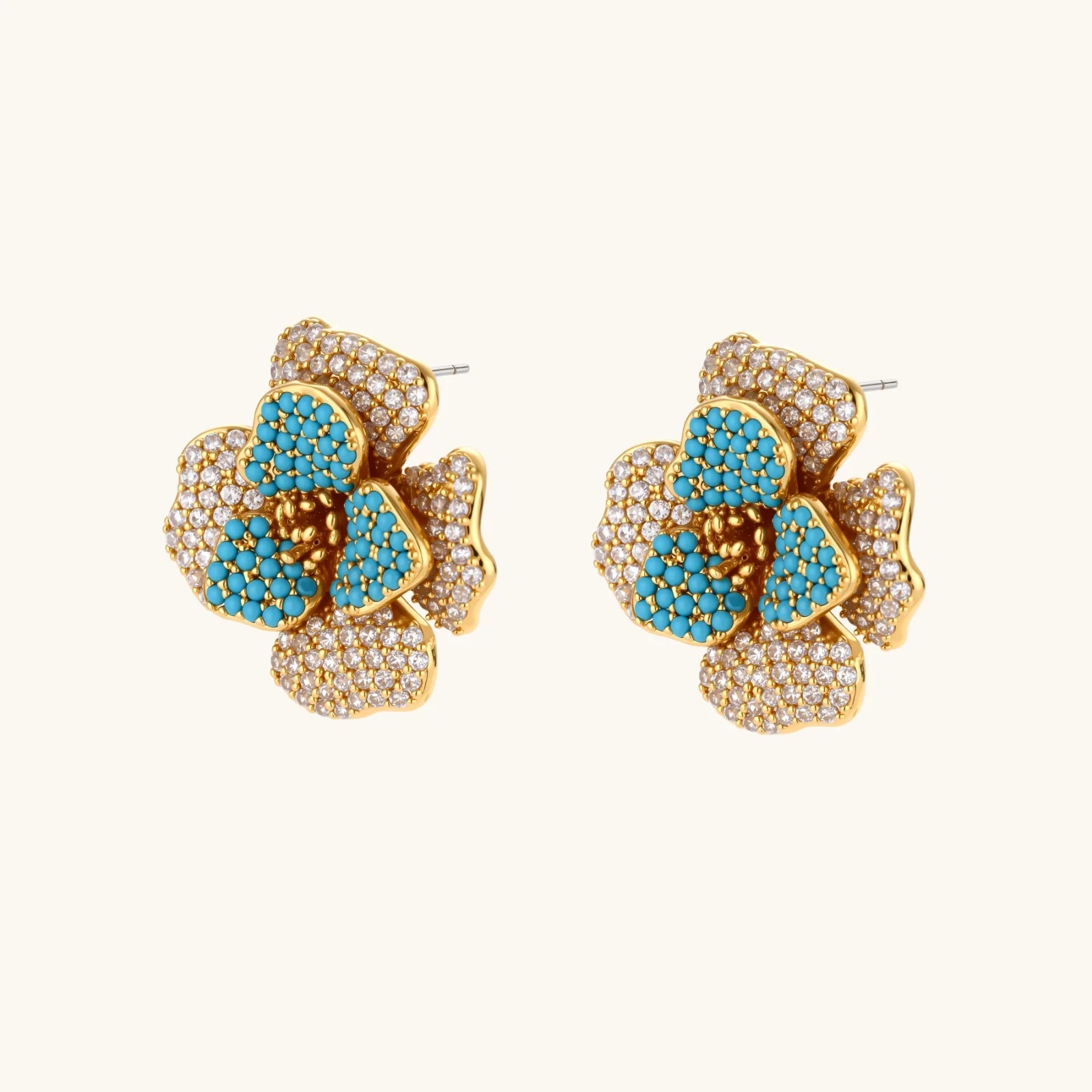 Product detail of Blooming Sapphire Jewellery Set by Averuna Jewellery