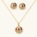 Solar Sphere Jewellery Set by Averuna Jewellery