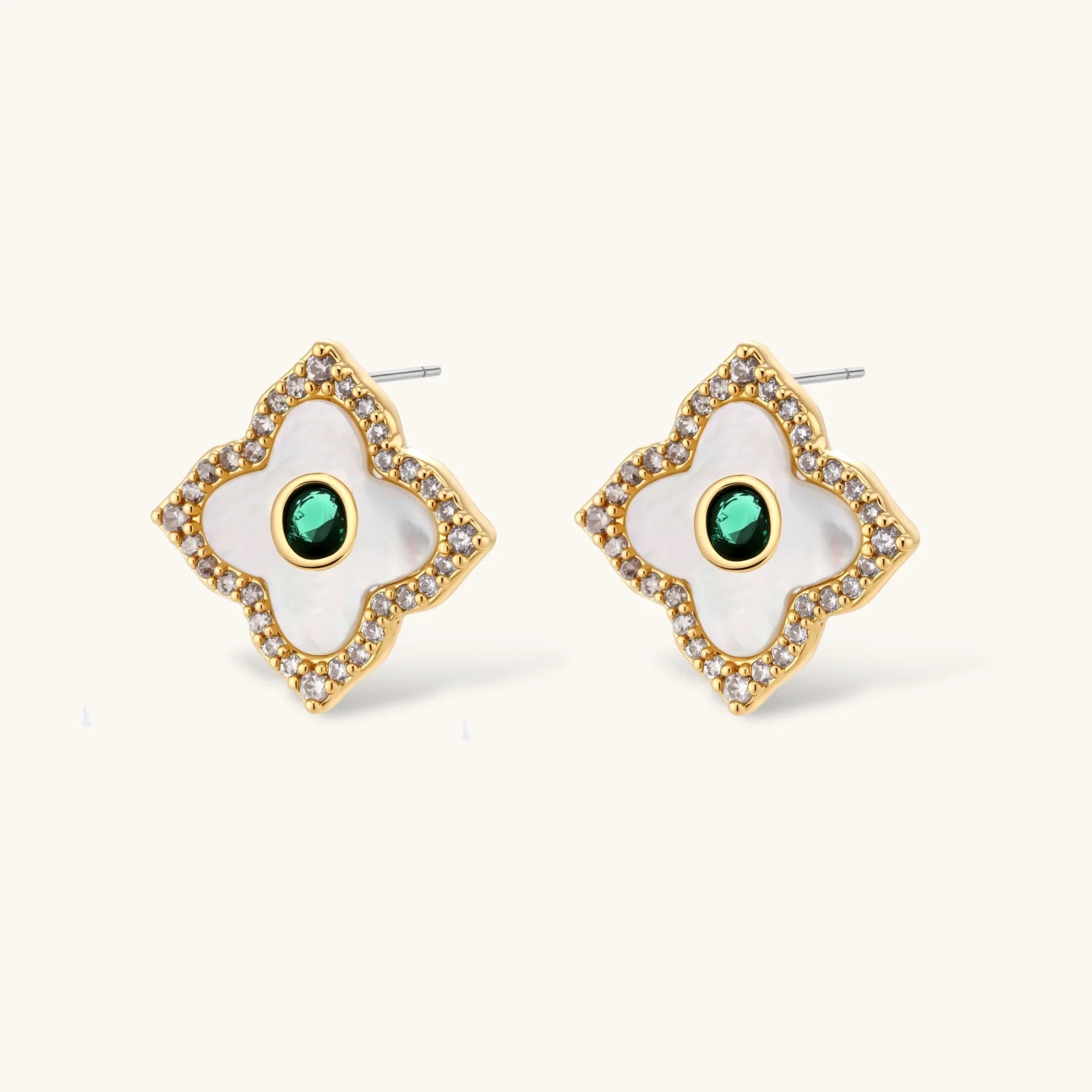 Product detail of Emerald Bloom Jewellery Set by Averuna Jewellery