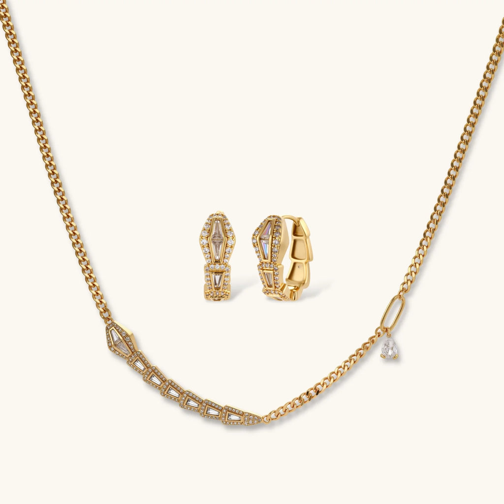 Geometric Luxe Jewellery Set by Averuna Jewellery