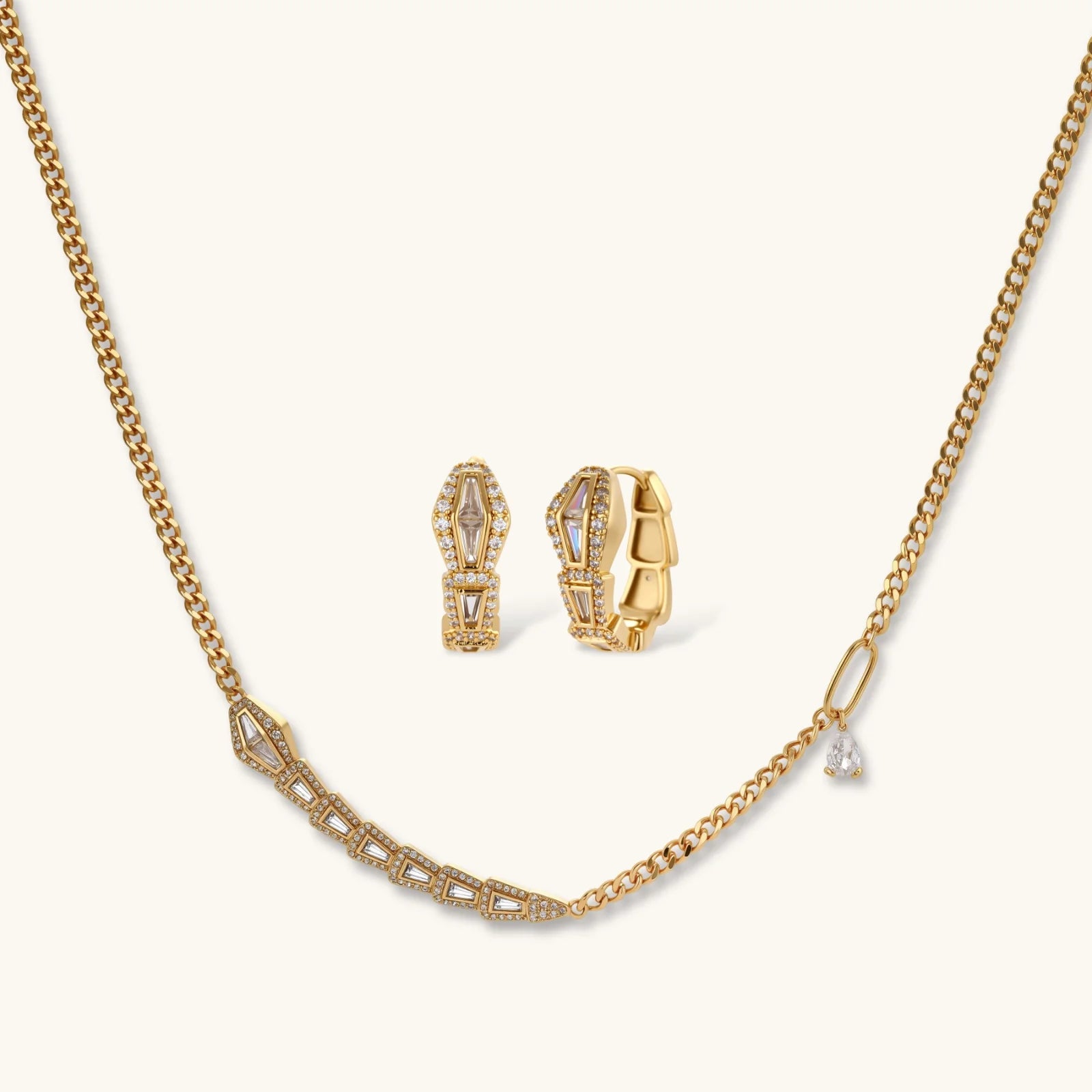 Geometric Luxe Jewellery Set by Averuna Jewellery