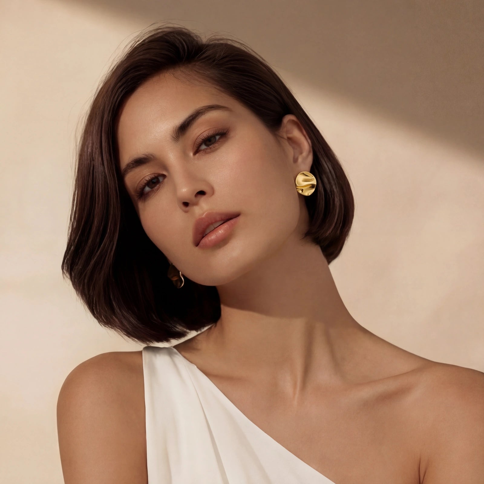 Product detail of Flow Statement Stud Earrings by Averuna Jewellery