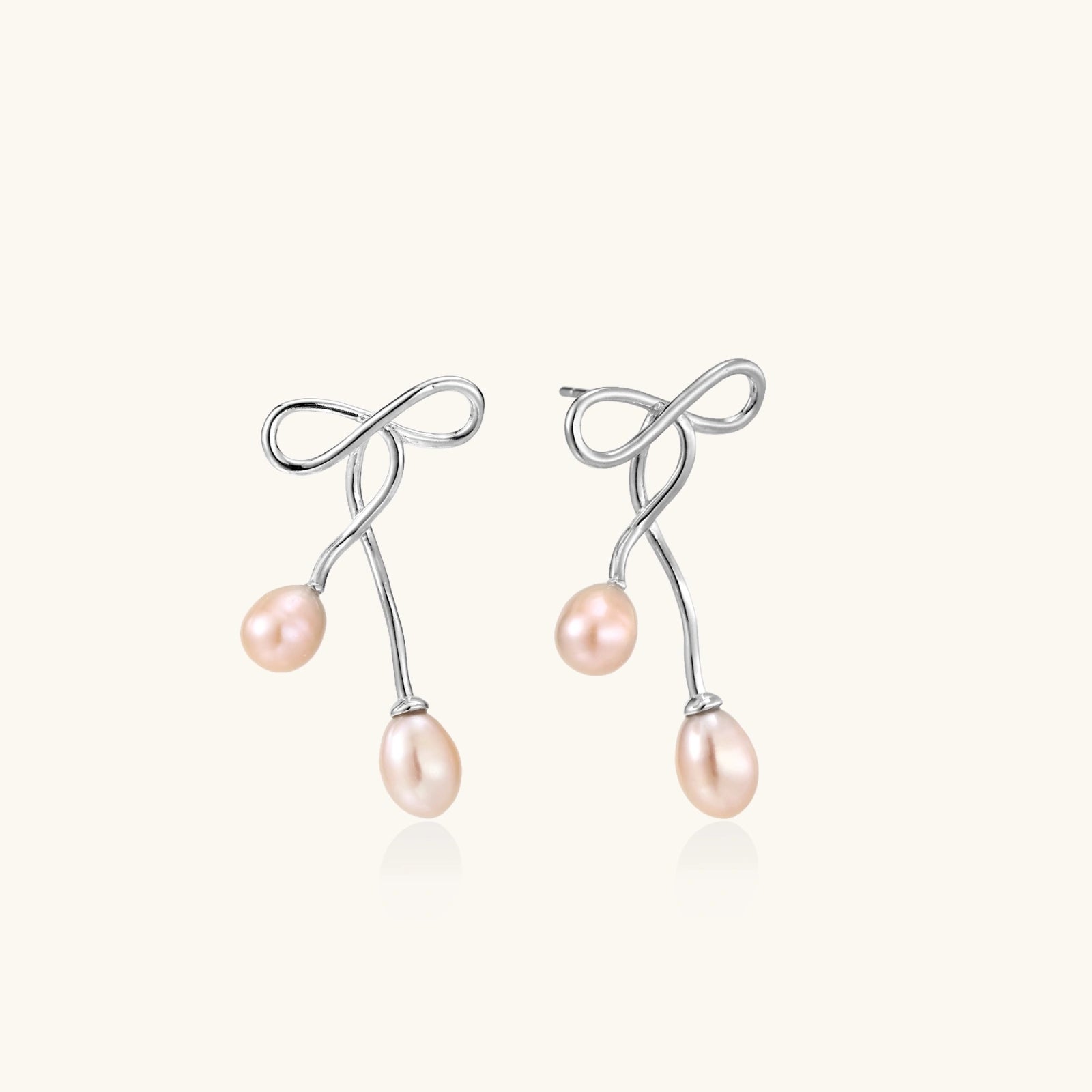 Ethereal Pearl Drop Earrings by Averuna Jewellery