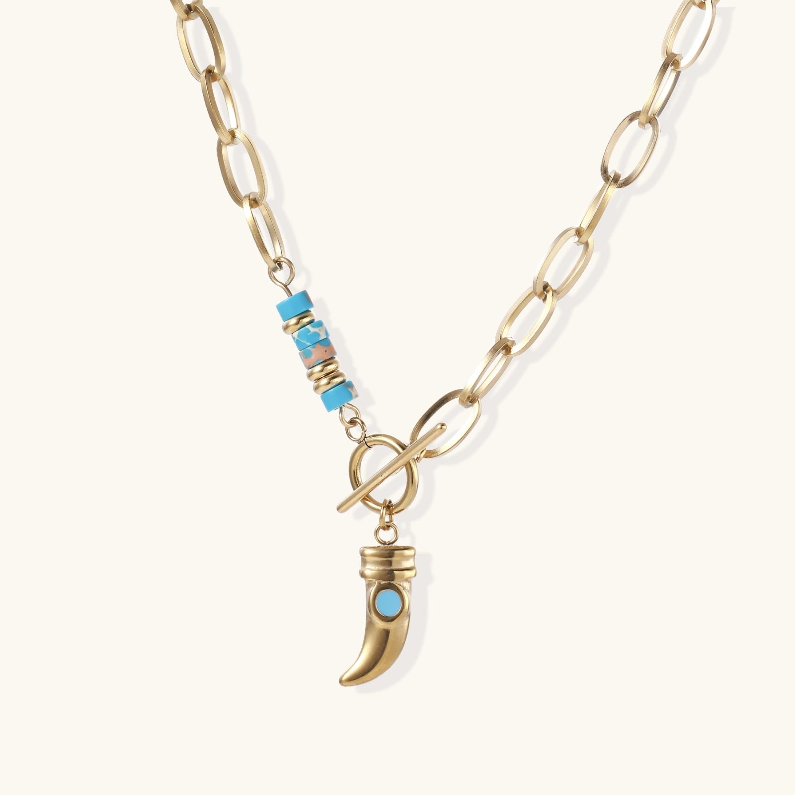 Guardian Tusk Necklace by Averuna Jewellery