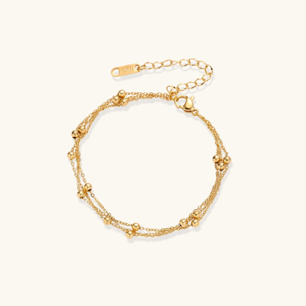 Golden Orbit Bracelet by Averuna Jewellery
