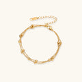 Golden Orbit Bracelet by Averuna Jewellery
