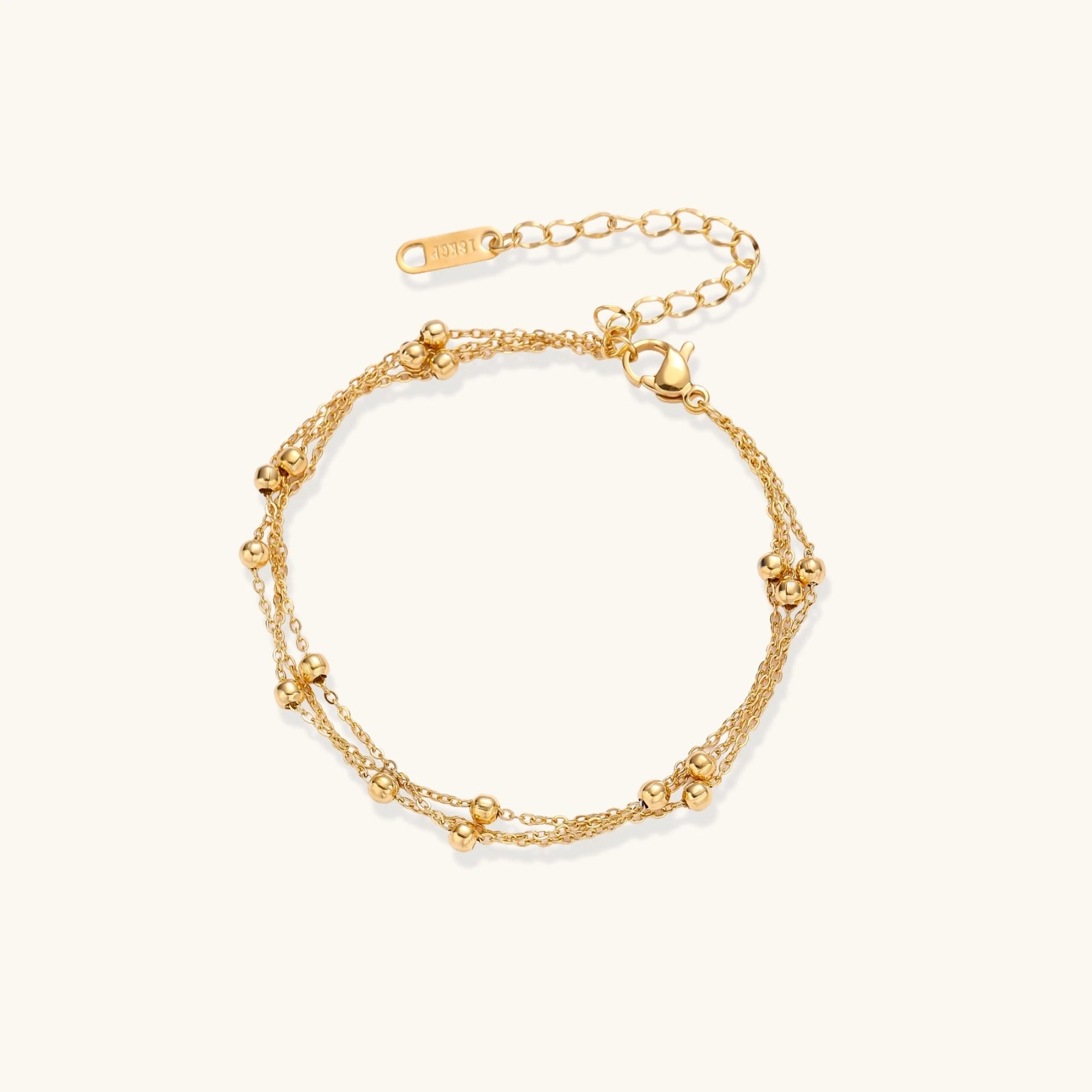 Golden Orbit Bracelet by Averuna Jewellery