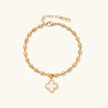 Lucky Clover Beaded Bracelet by Averuna Jewellery