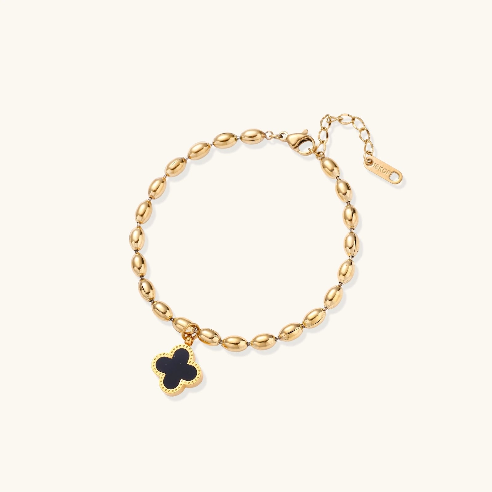 Product detail of Lucky Clover Beaded Bracelet by Averuna Jewellery