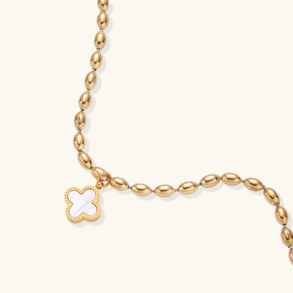 Product detail of Lucky Clover Beaded Bracelet by Averuna Jewellery