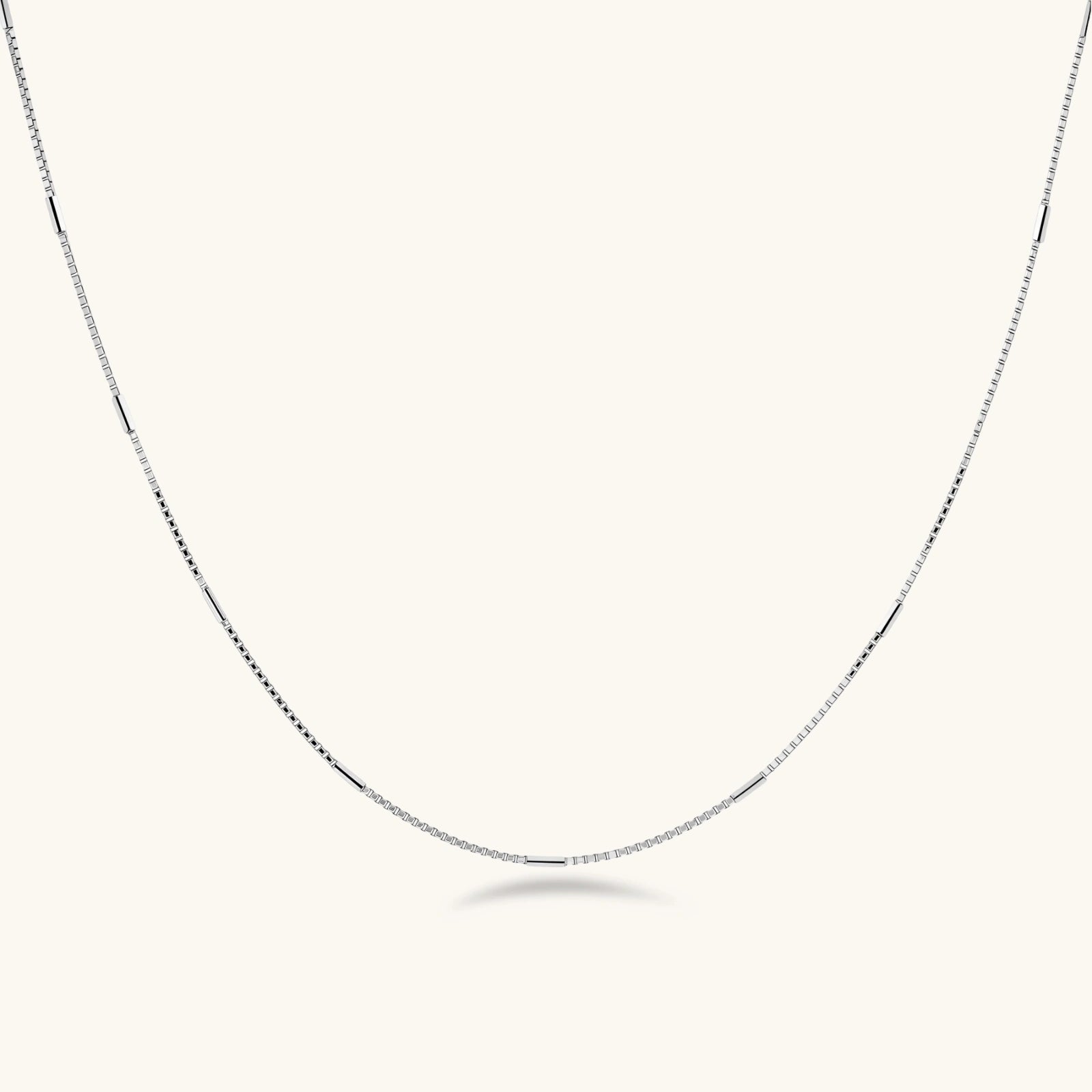 Lifestyle view of Rhythm Chain Necklace by Averuna Jewellery