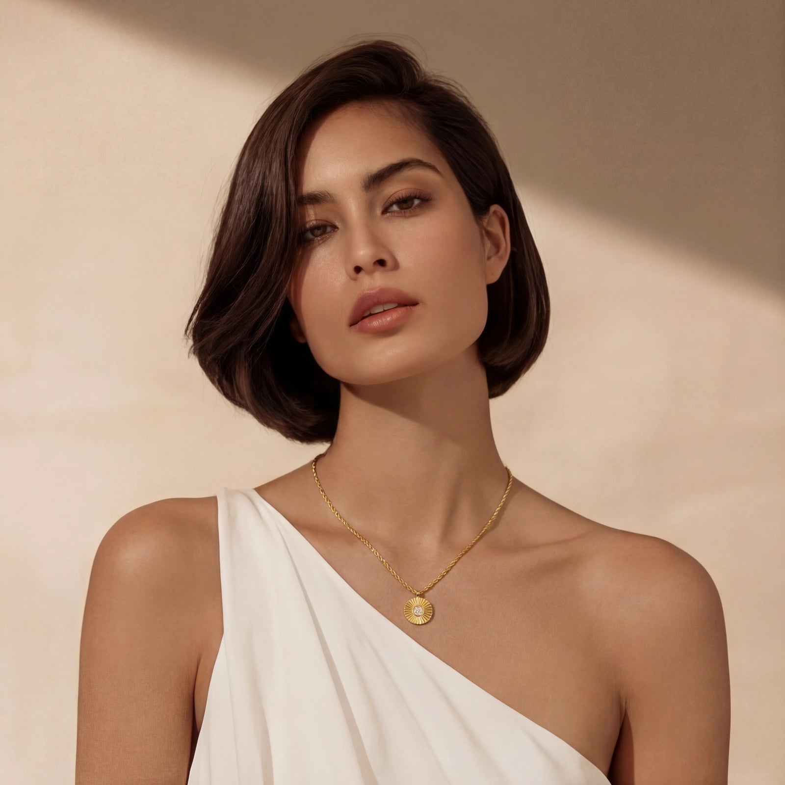 Sunburst Radiance Necklace by Averuna Jewellery